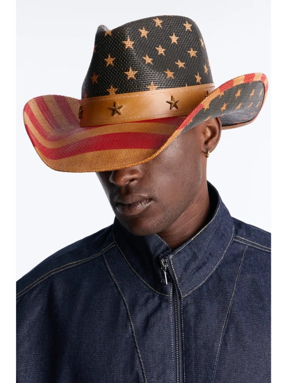 American Flag Cowboy Hat Cue The Fireworks Unisex OSFM